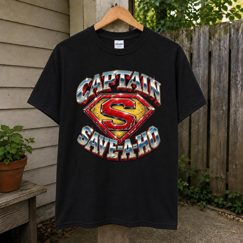 Captain Save-A-Ho Graphic T-Shirt