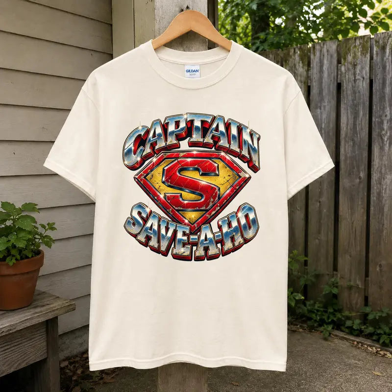 Captain Save-A-Ho Graphic T-Shirt