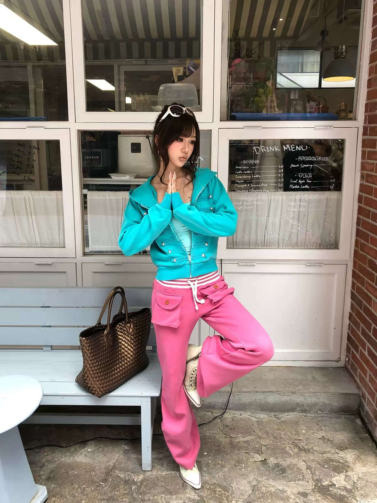 Striped Pocket Flare SweatPants — image 5