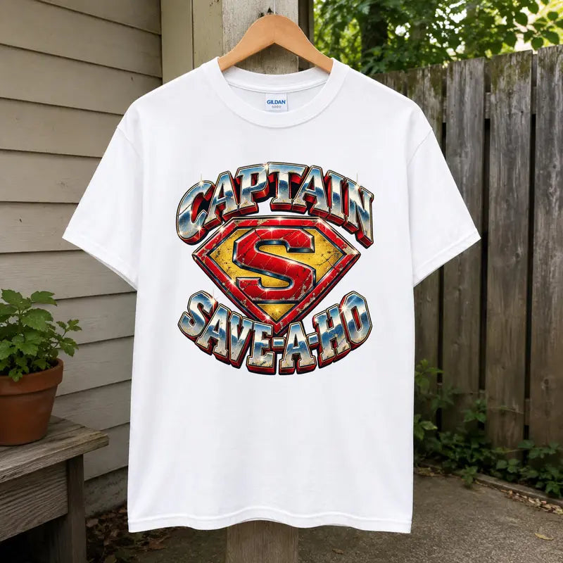 Captain Save-A-Ho Graphic T-Shirt