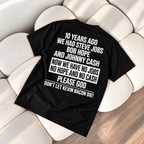 10 Years Ago We Had Steve Jobs, Bob Hope & Johnny Cash – Funny Vintage T-Shirt