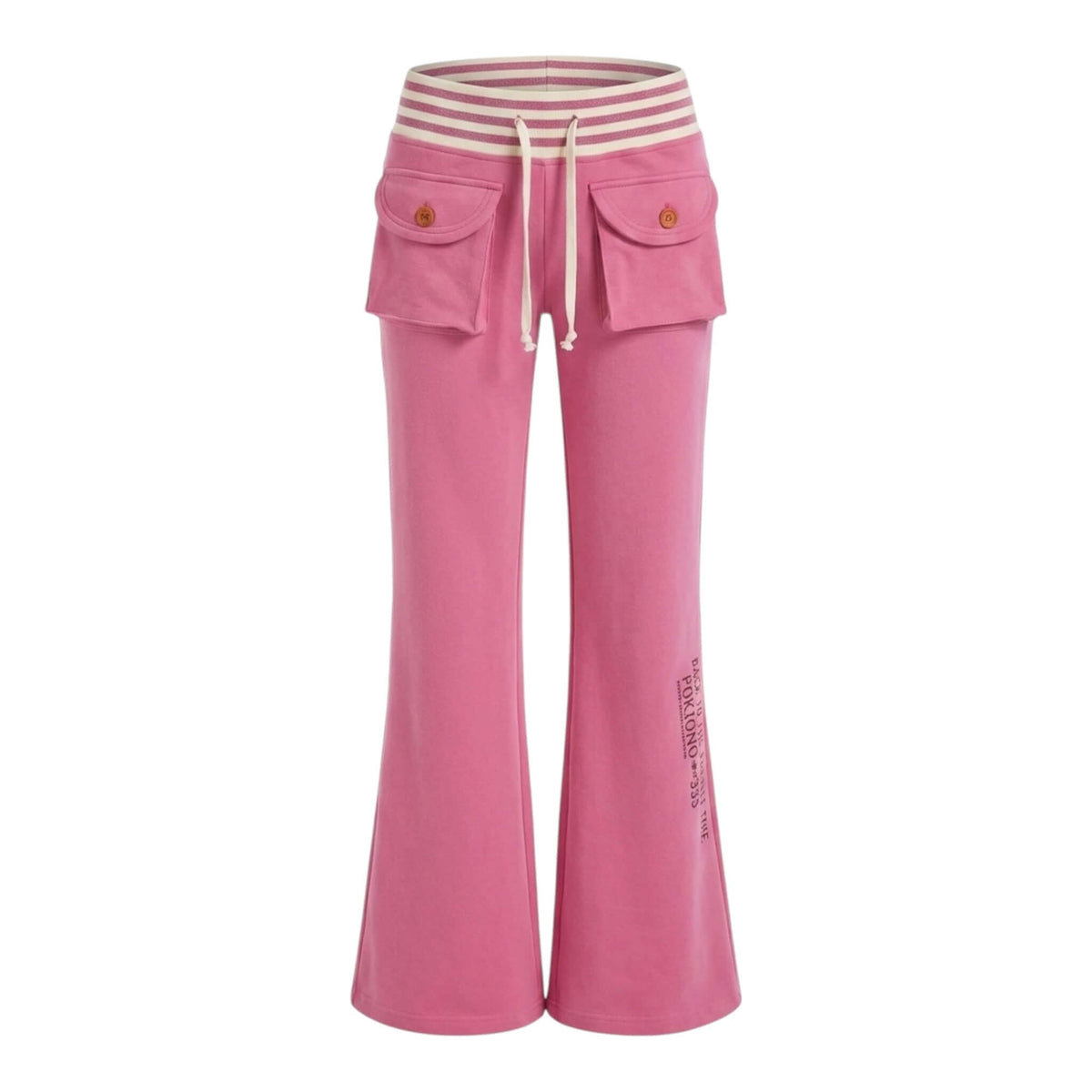 Striped Pocket Flare SweatPants — image 1