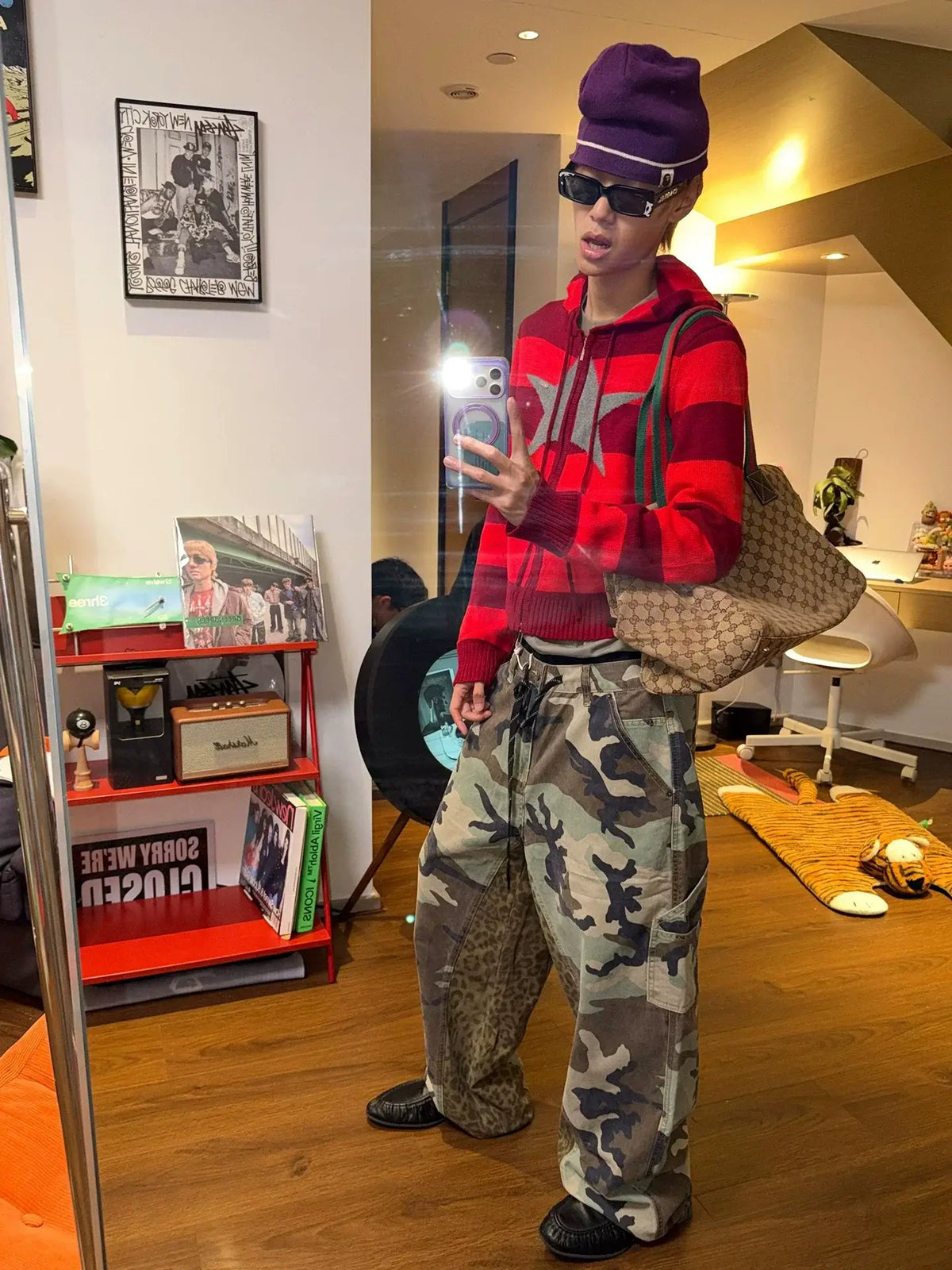 Leopard Patchwork Camo Pants — image 2