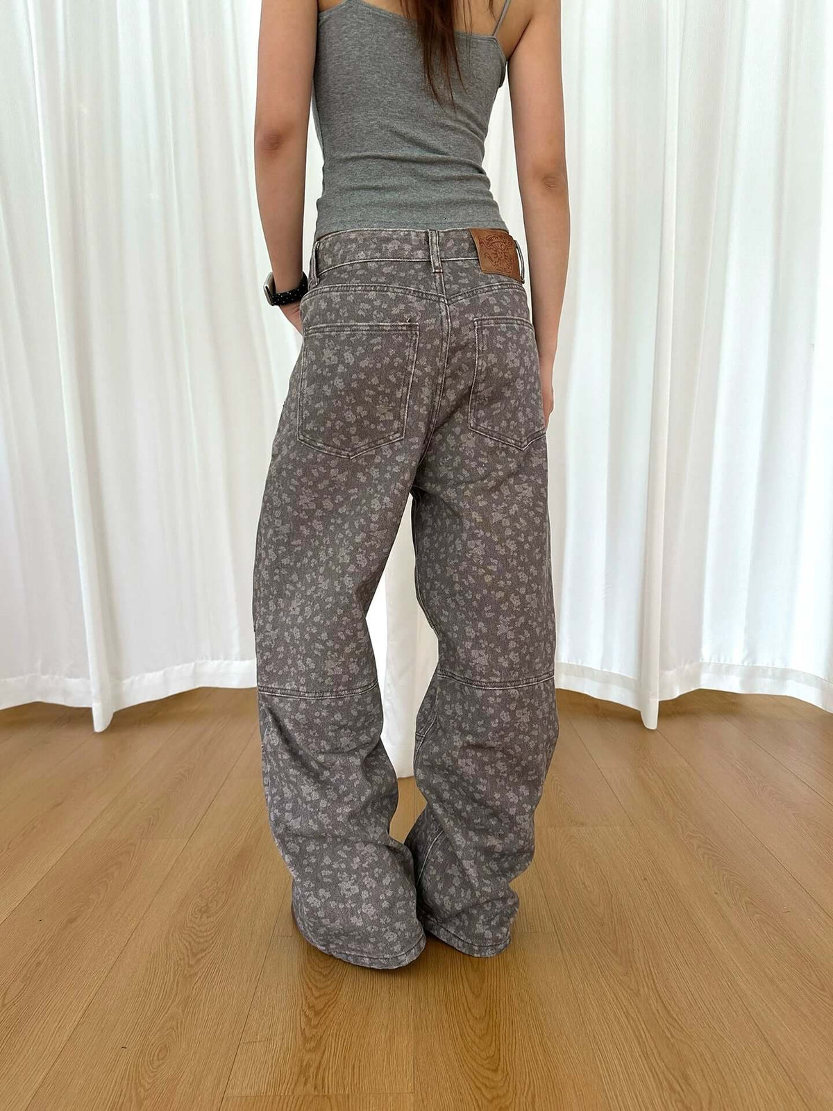 Print Straight Casual Pants — image 5