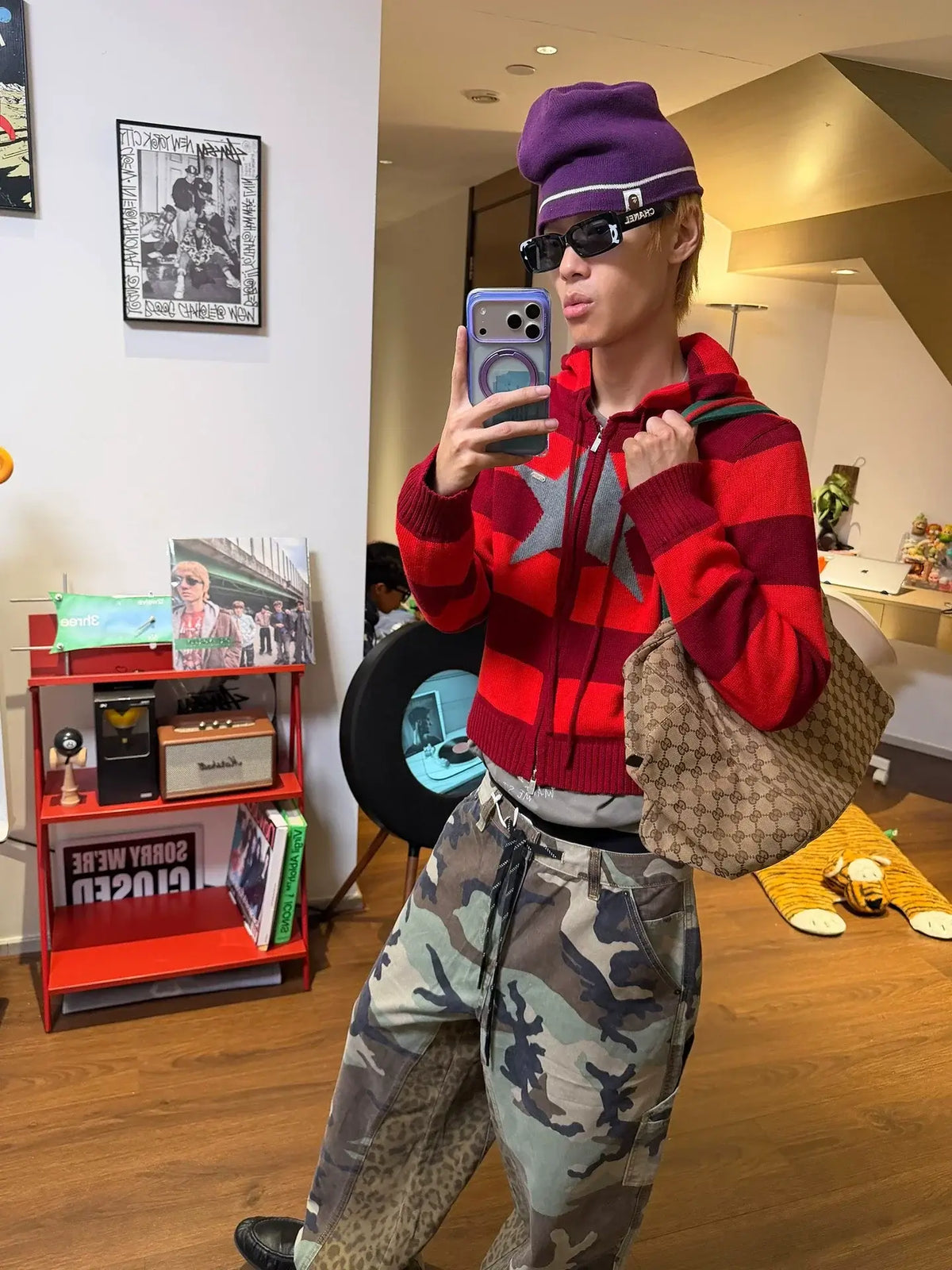 Leopard Patchwork Camo Pants — image 5