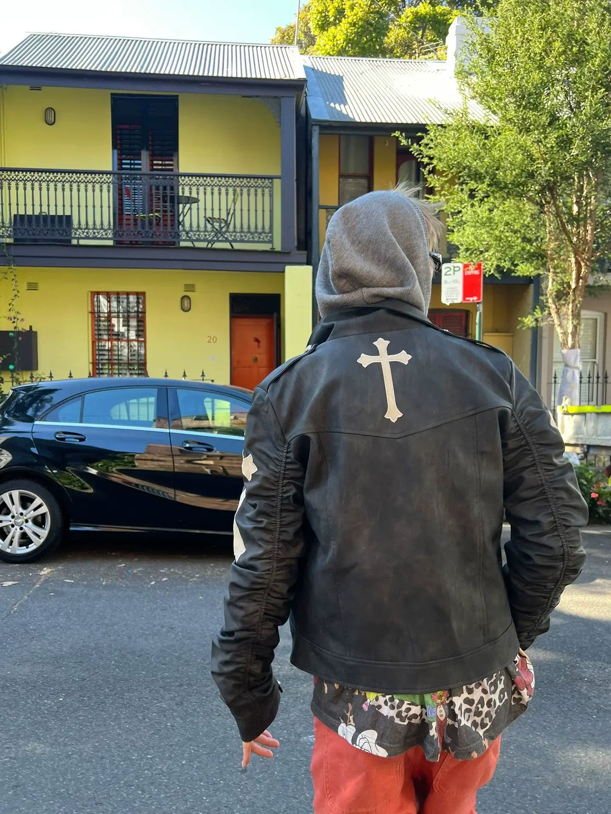 Cross Napoleon Leather Jacket — image 3