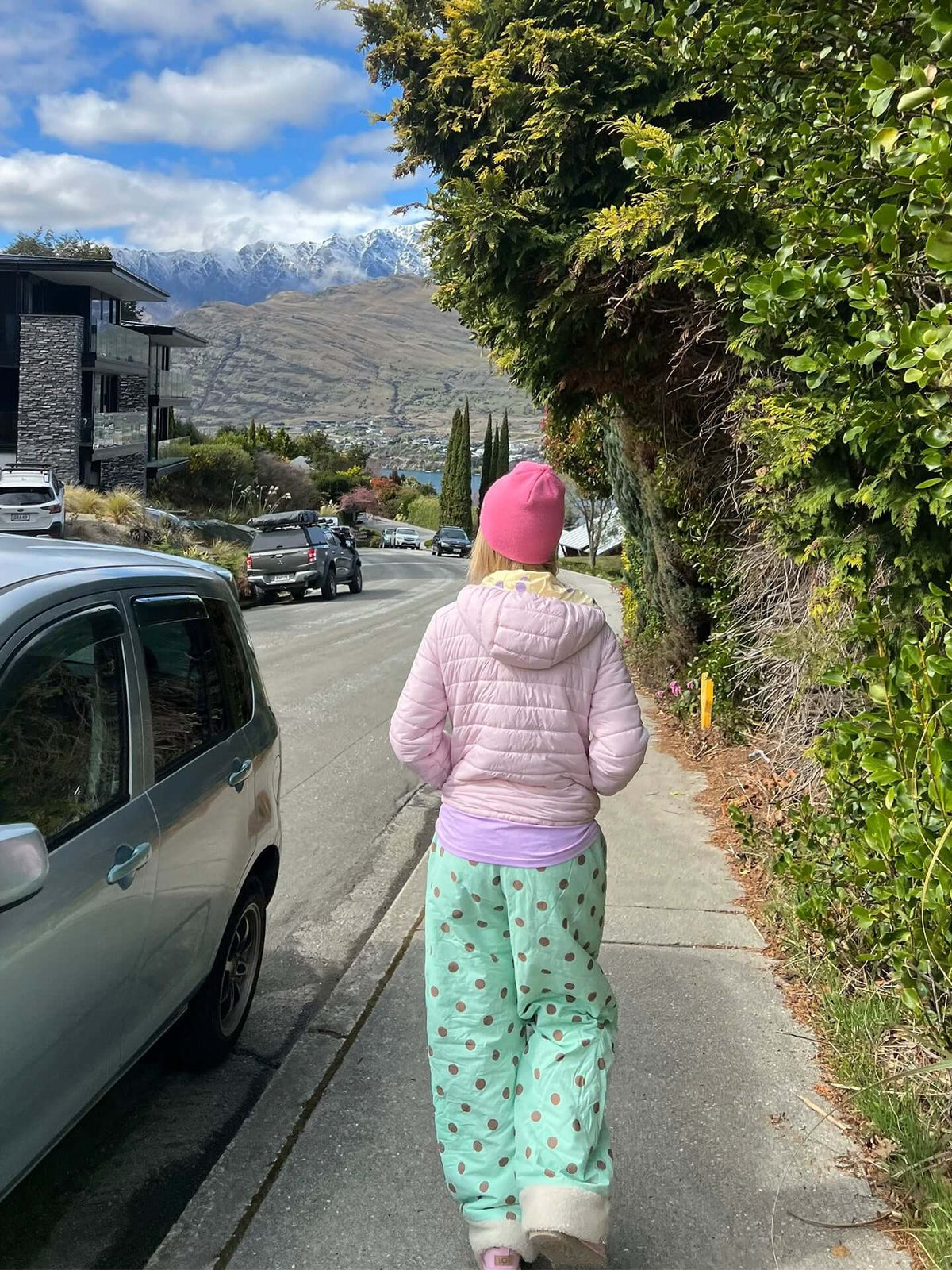 Quilted Sherpa Patchwork Ski Pants — image 4