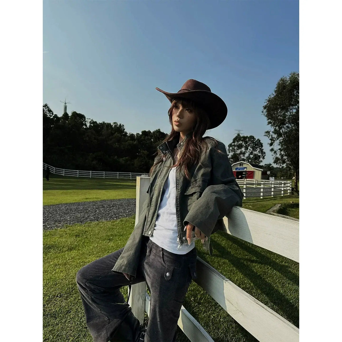 Vintage Corduroy Flared Trousers — image 5