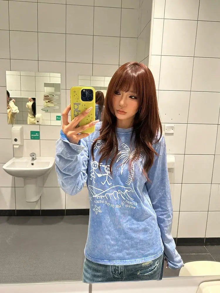 Washed Vintage Long-Sleeve Tee — image 4