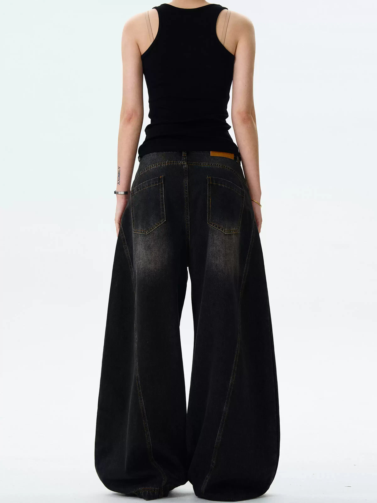 Retro Cat Whisker Retro Whiskered Barrel Jeans — image 2