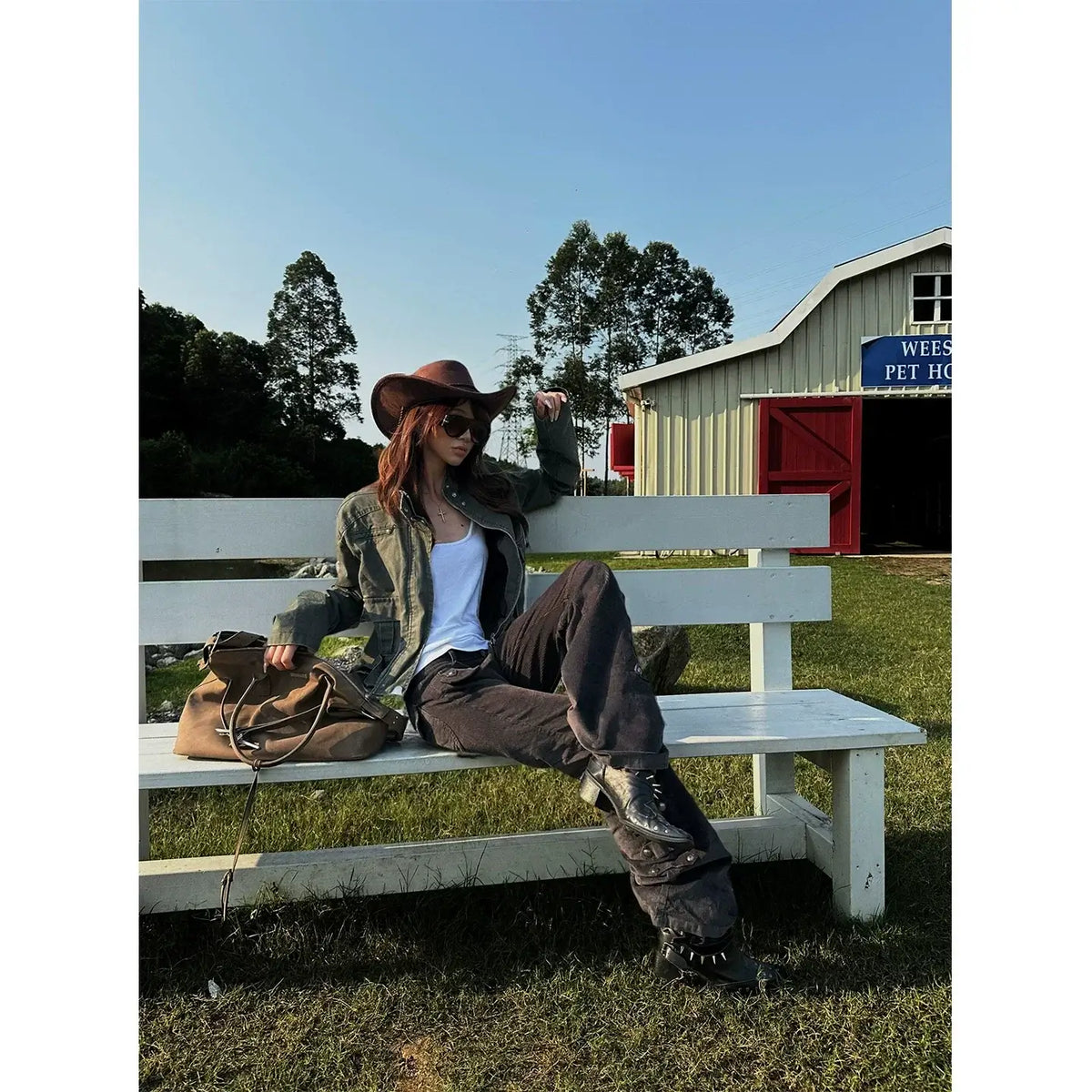 Vintage Corduroy Flared Trousers — image 3