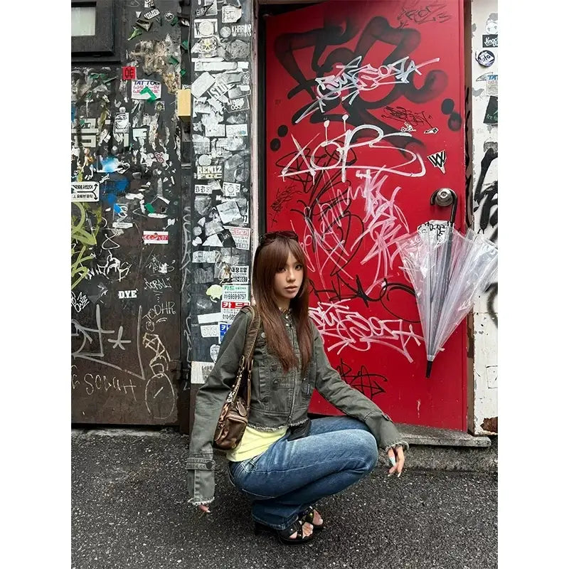 Washed Straight-Leg Denim Jeans — image 5