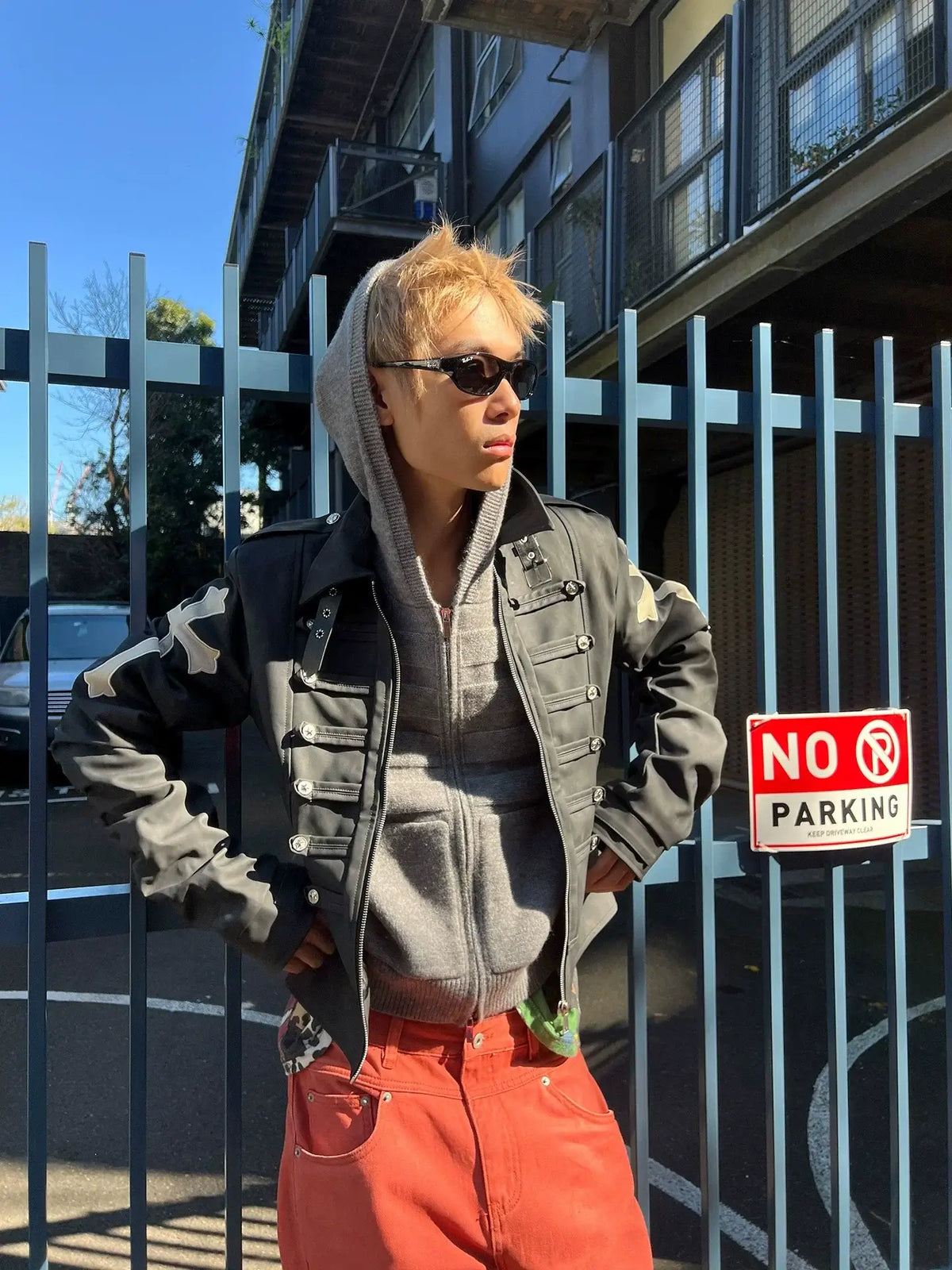 Cross Napoleon Leather Jacket — image 4