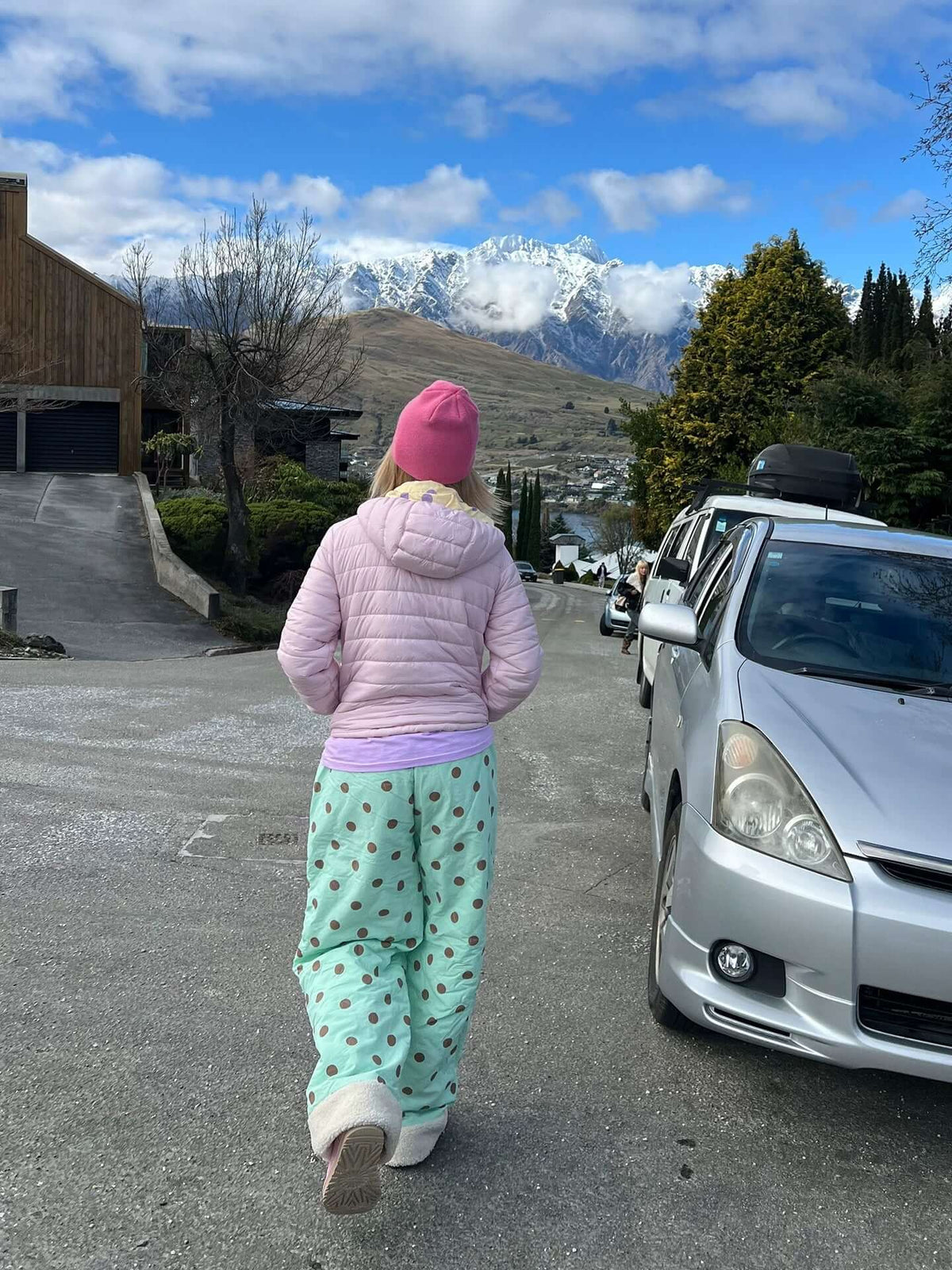 Quilted Sherpa Patchwork Ski Pants — image 3