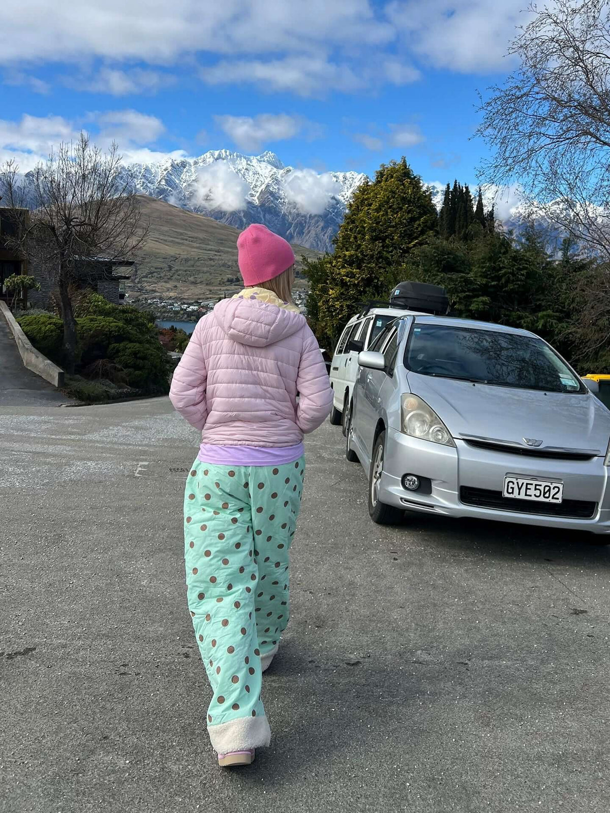 Quilted Sherpa Patchwork Ski Pants — image 5