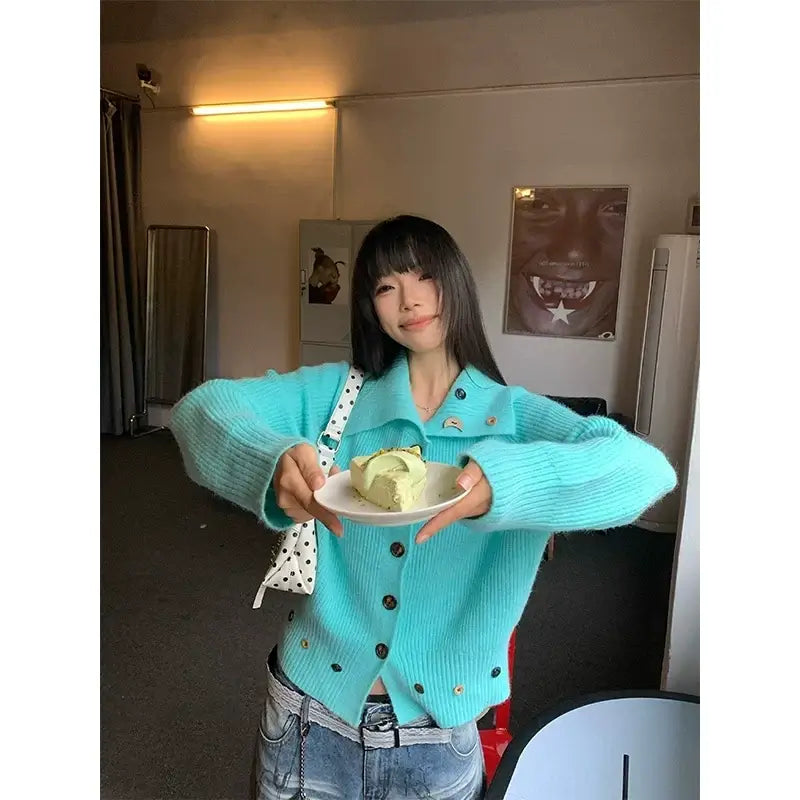 Casual Button Knit Cardigan — image 5