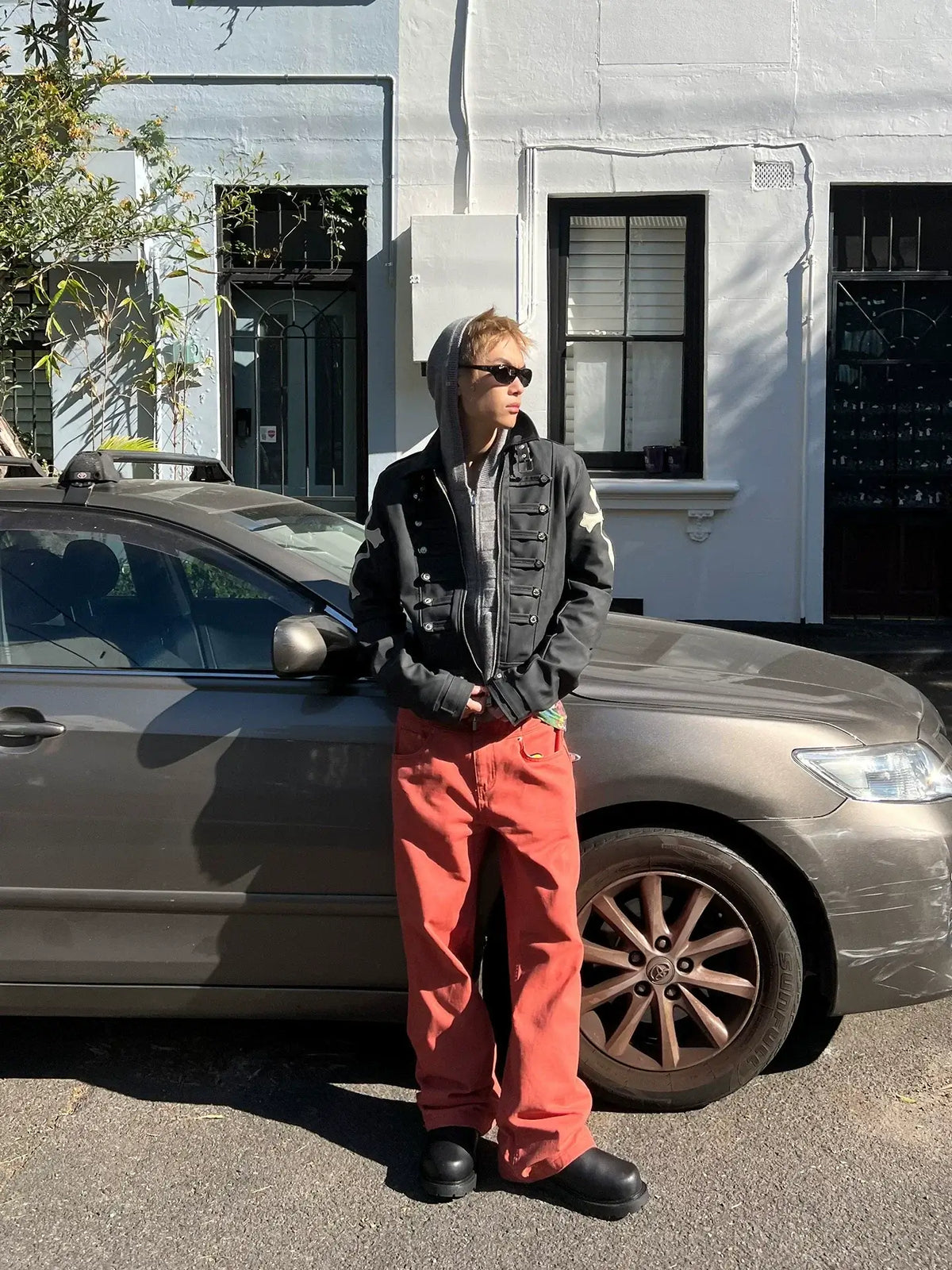 Cross Napoleon Leather Jacket — image 5