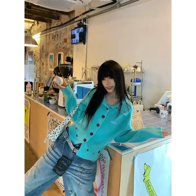Casual Button Knit Cardigan — image 3