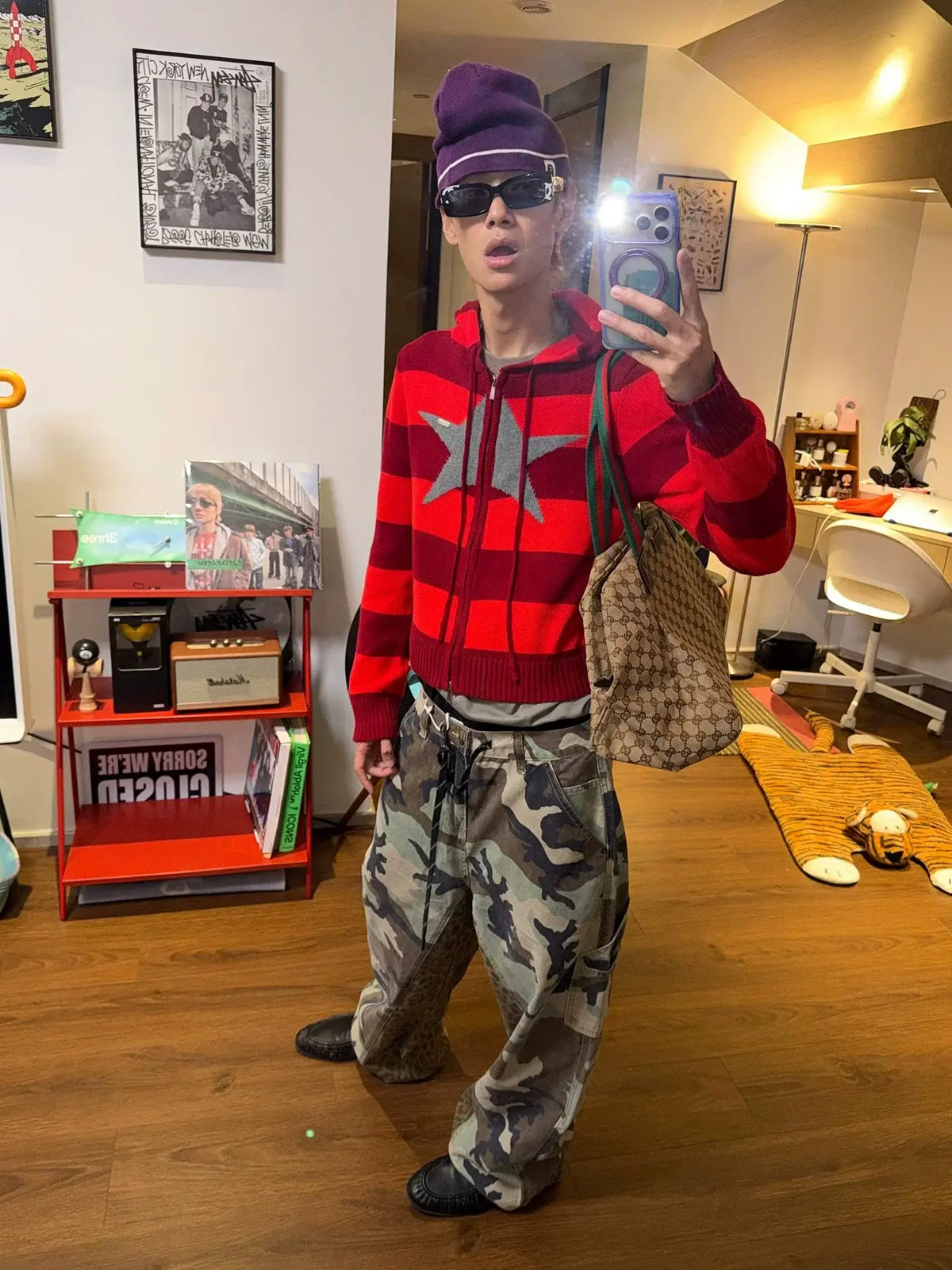 Leopard Patchwork Camo Pants — image 3