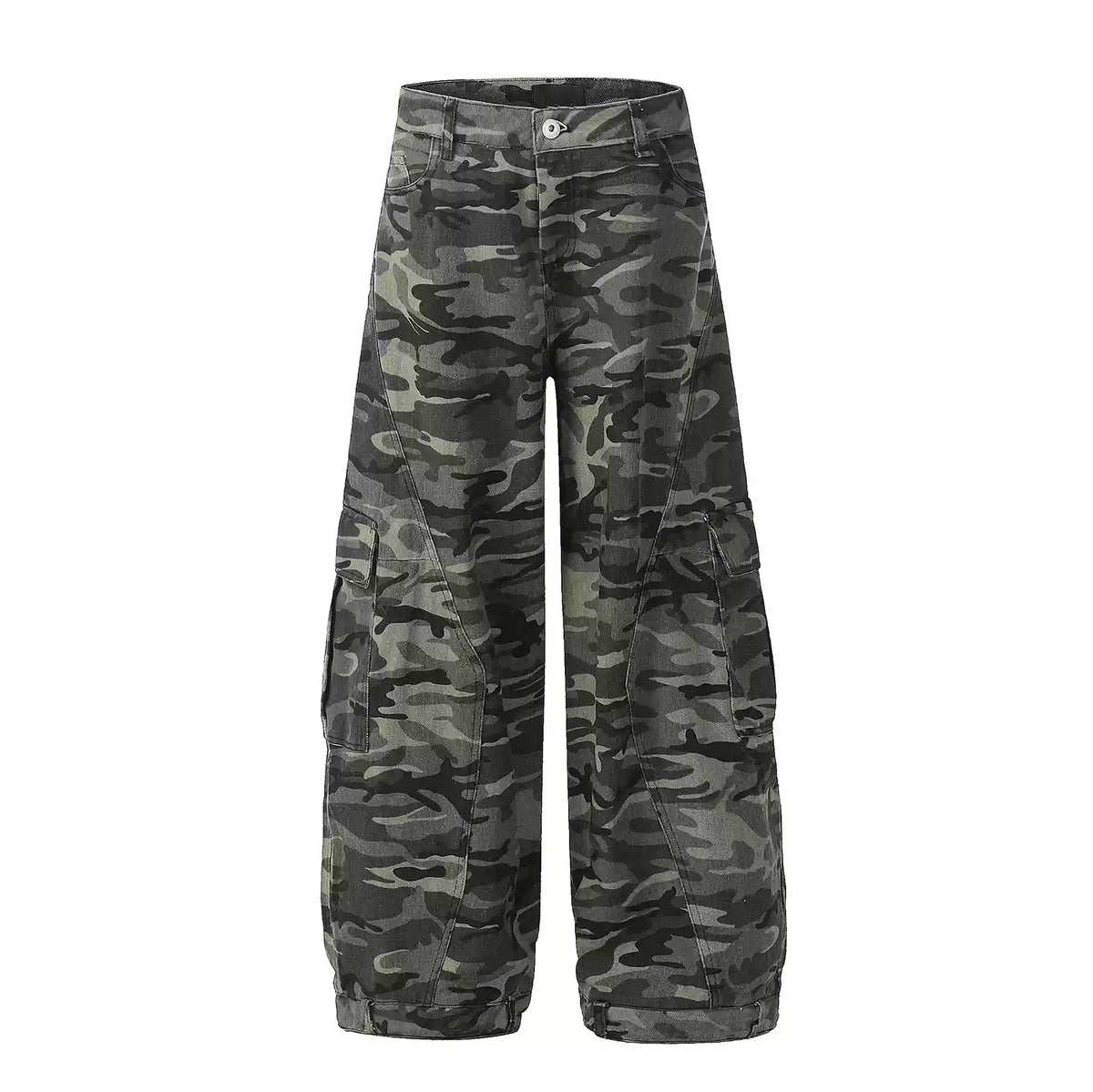 Camouflage Wide-Leg Pants — image 5