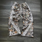 Tactical Embroidered Camo Joggers