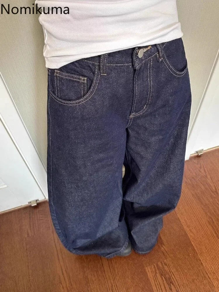 Chic Y2K Wide-Leg Jeans