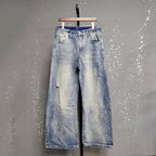 IEFB Distressed Curved Knife Jeans product detail