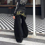 Star Print Drawstring Cargo Joggers