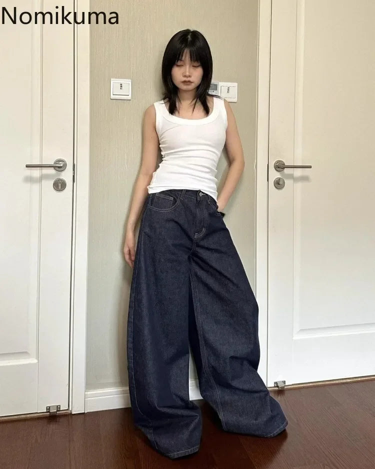 Chic Y2K Wide-Leg Jeans