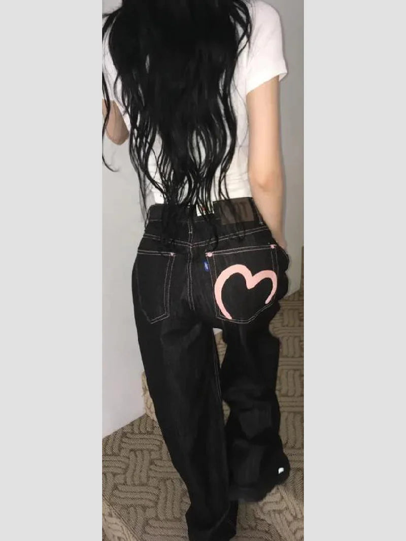 2026 Women's Denim Jeans Y2K Wide Fit