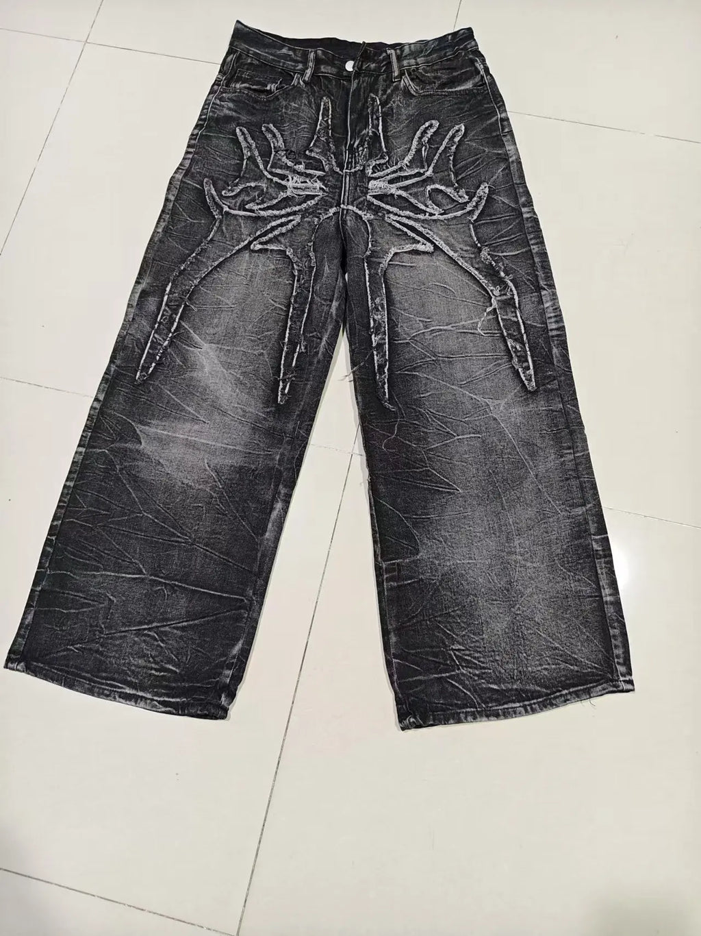 Spider Patch Mopping Jeans product detail