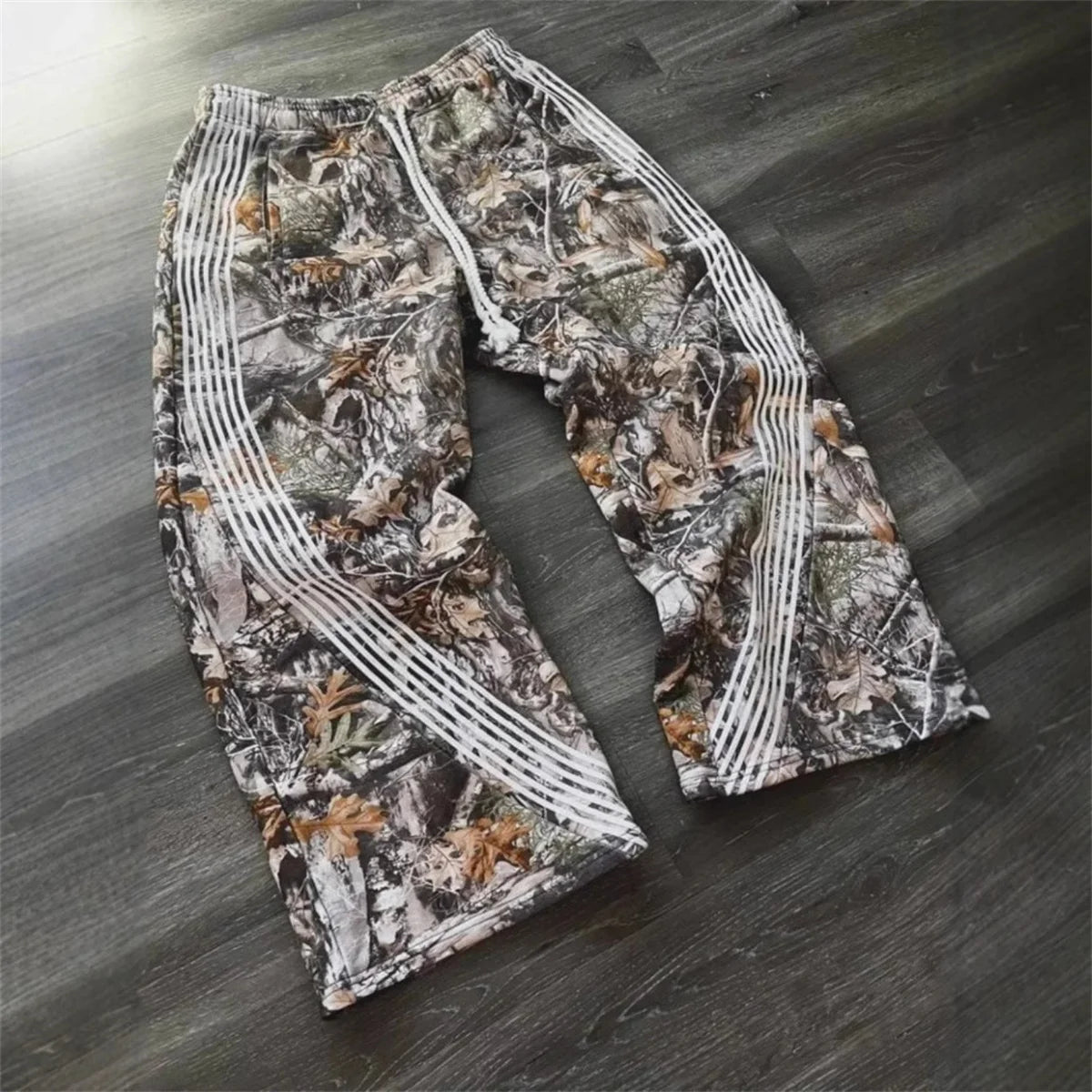 Tactical Embroidered Camo Joggers