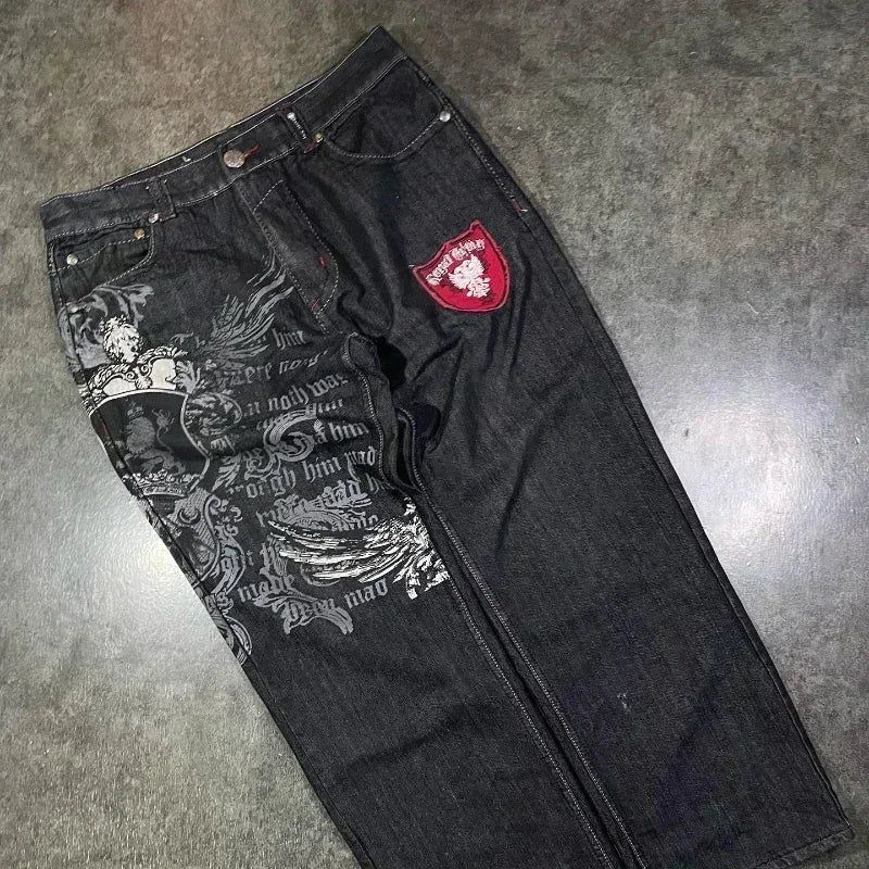 Joker Embroidered Oversized Jeans