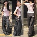 2026 Women's Denim Jeans Y2K Wide Fit