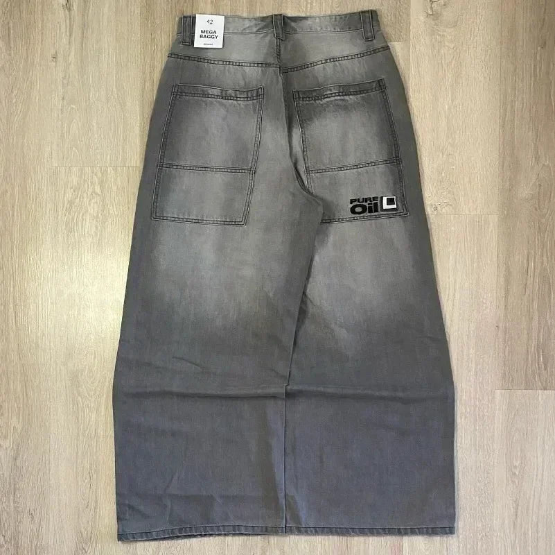 Joker Embroidered Oversized Jeans