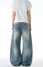 IEFB Distressed Curved Knife Jeans product detail