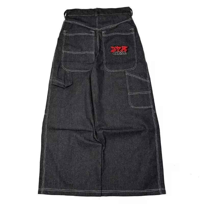 Joker Embroidered Oversized Jeans