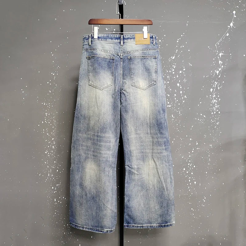 IEFB Distressed Curved Knife Jeans product detail