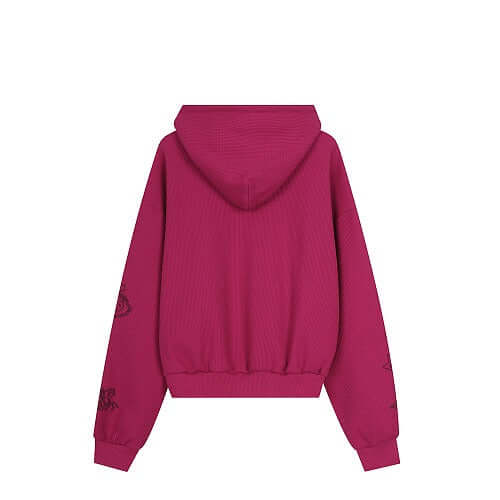 Waffle Graphic Zip-Up Hoodie — image 4