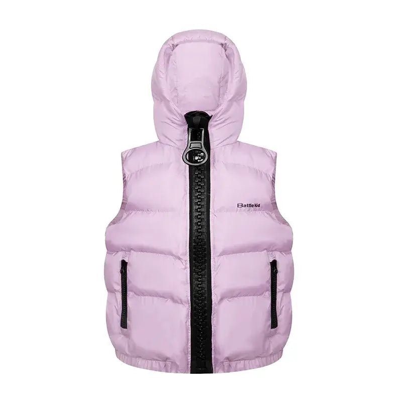 Oversized Zip-Up Puffer Vest — image 4