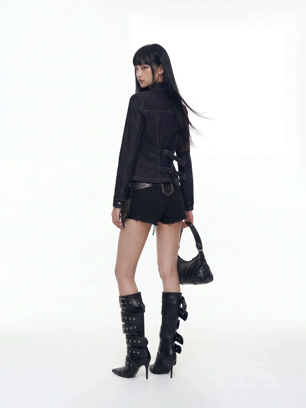 Napoleon Cropped Denim Jacket — image 4