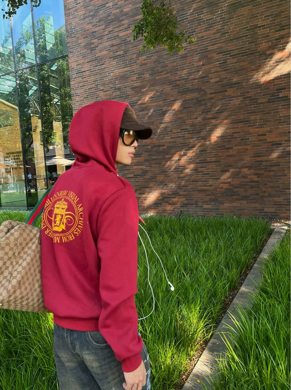 Royal Print Zip-Up Hoodie — image 4