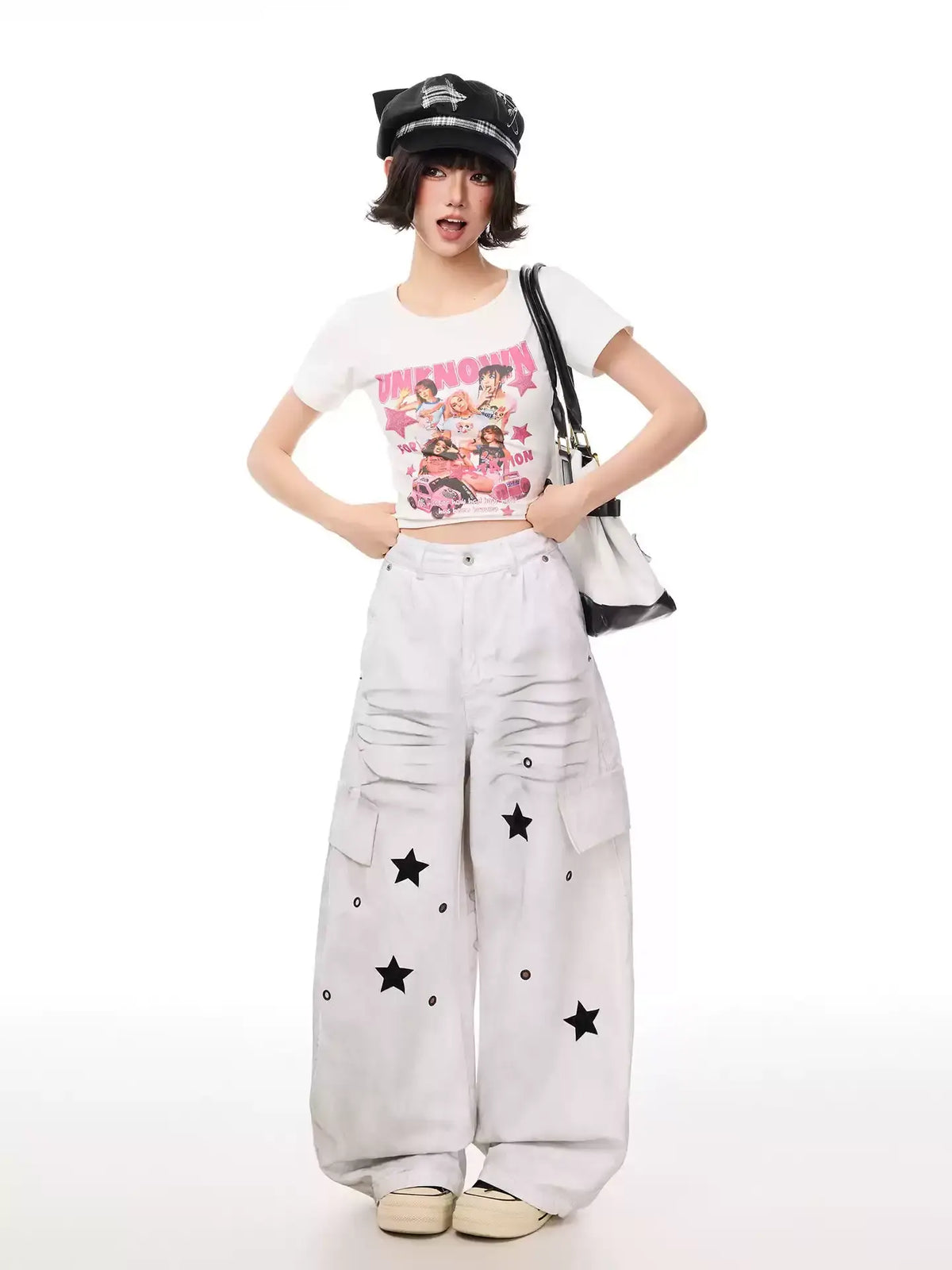 Y2K- Star Patch Cargo Pants — image 5